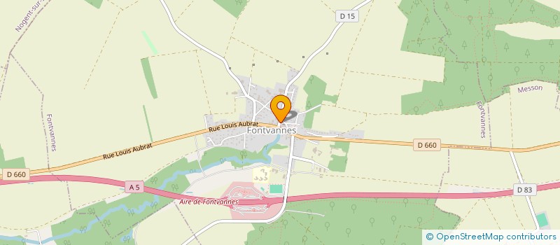 localisation de l'entreprise SCI ACR TROYES  FONTVANNES