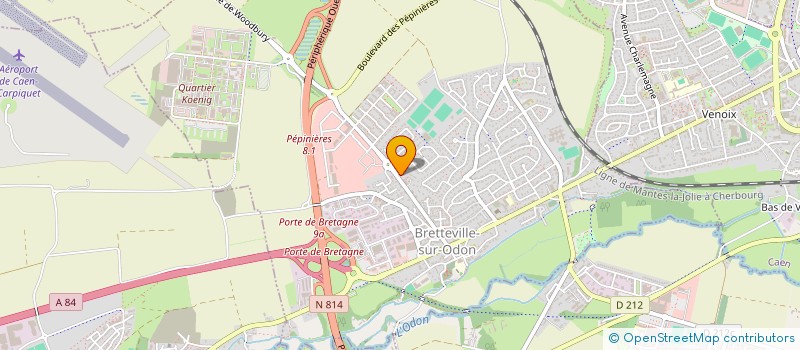 localisation de l'entreprise SCI ACRA 2  BRETTEVILLE-SUR-ODON