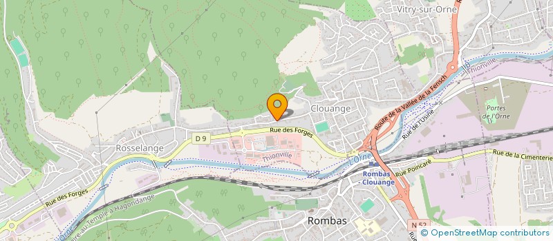 localisation de l'entreprise SCI ACROCDENT  CLOUANGE