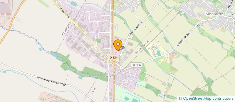 localisation de l'entreprise SCI ACROJUNGLE à SERRES-CASTET