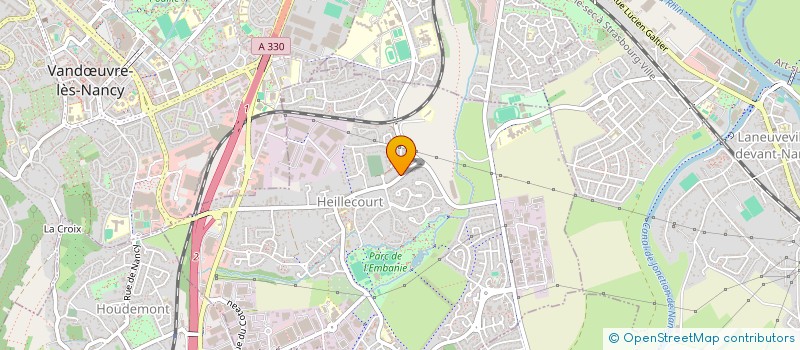 localisation de l'entreprise SCI ACRONEO  HEILLECOURT