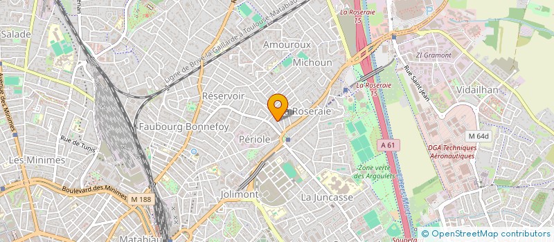localisation de l'entreprise SCI ACROPOLE à TOULOUSE
