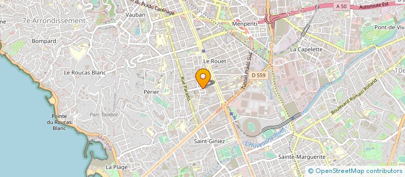 localisation de l'entreprise SCI ACROPOLIS  MARSEILLE