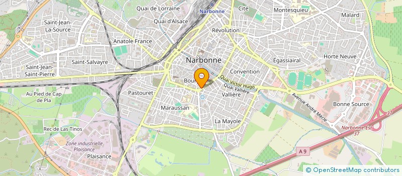 localisation de l'entreprise SCI ACROPORA à NARBONNE