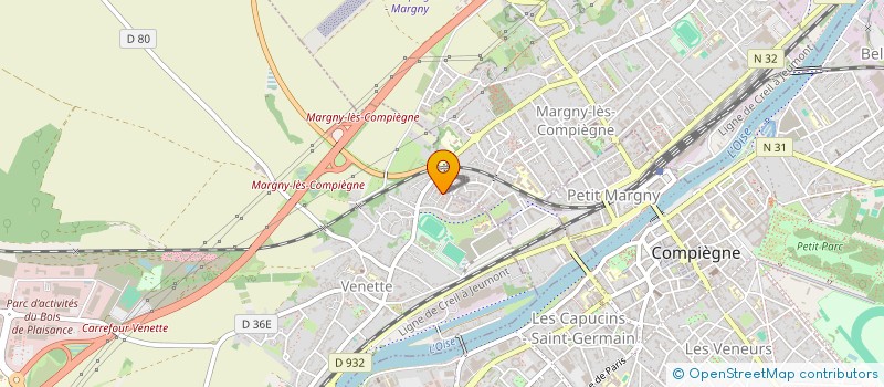 localisation de l'entreprise SCI ACRS  VILLERS-SUR-COUDUN