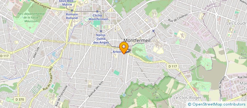 localisation de l'entreprise SCI ACRS à MONTFERMEIL