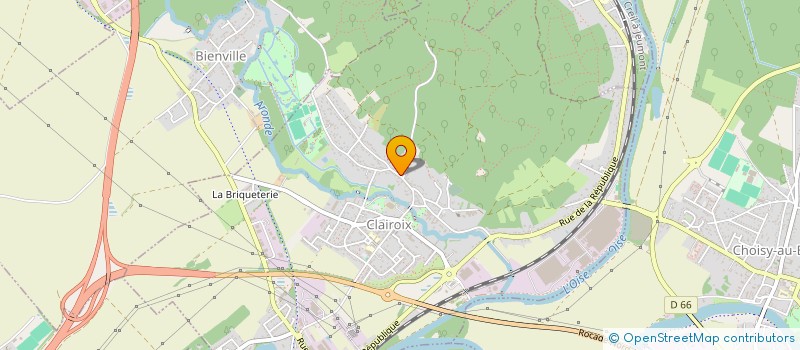 localisation de l'entreprise SCI ACS  CLAIROIX