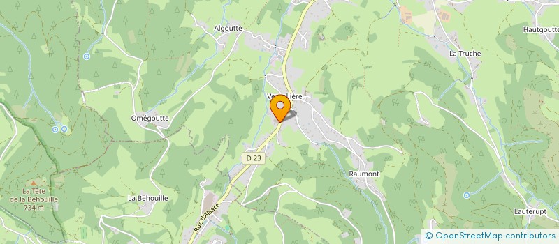 localisation de l'entreprise SCI ACS  BAN-DE-LAVELINE