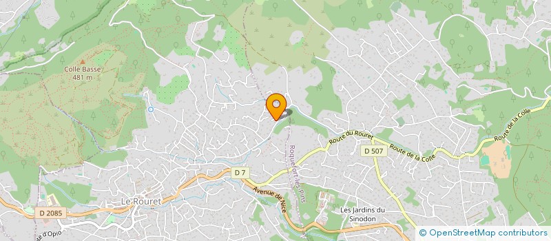 localisation de l'entreprise SCI ACS  LE ROURET