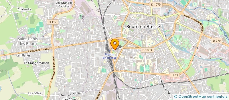 localisation de l'entreprise SCI ACS-BAUDIN à BOURG-EN-BRESSE