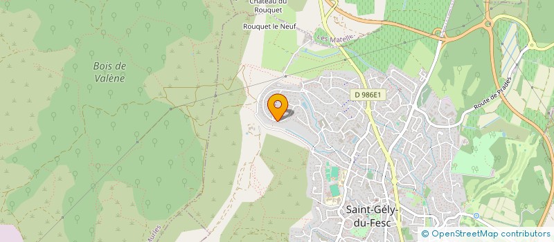 localisation de l'entreprise SCI ACS IMMO  SAINT-GELY-DU-FESC