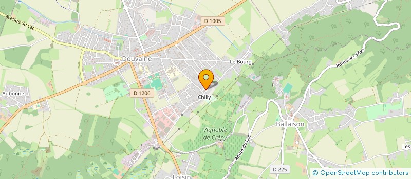 localisation de l'entreprise SCI ACSA  DOUVAINE