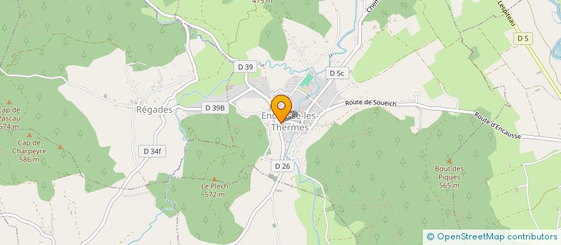 localisation de l'entreprise SCI ACSION IMMOBILIERE  ENCAUSSE-LES-THERMES