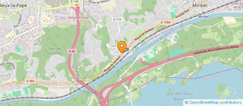 localisation de l'entreprise SCI ACT 2  NEYRON