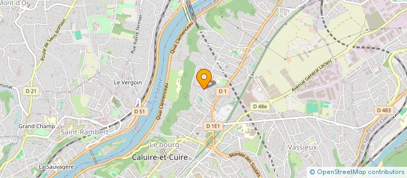 localisation de l'entreprise SCI ACT  CALUIRE-ET-CUIRE