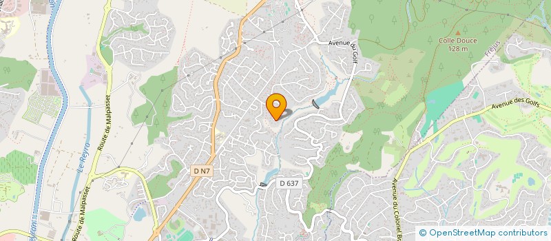 localisation de l'entreprise SCI ACT à FREJUS