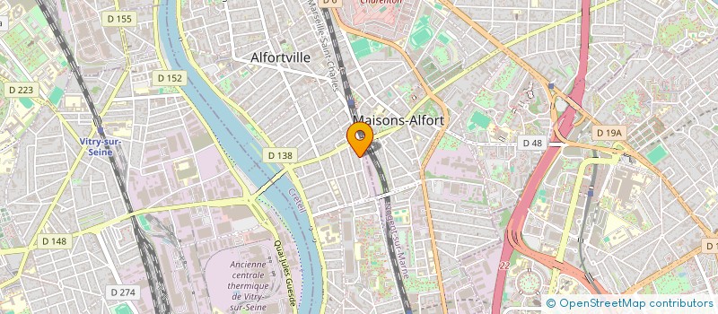 localisation de l'entreprise SCI ACT à ALFORTVILLE