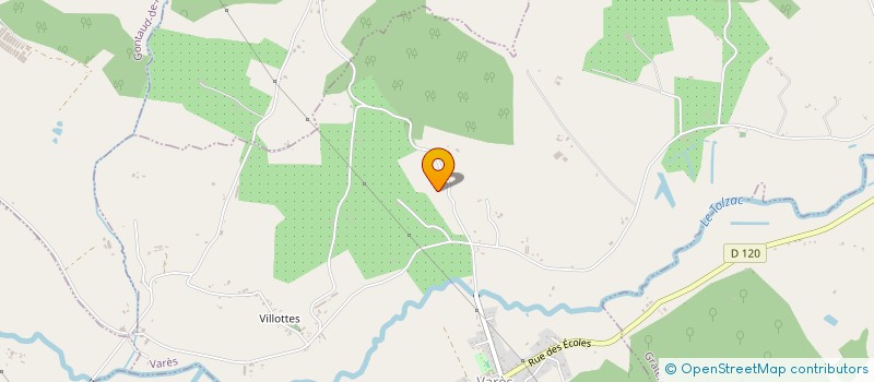 localisation de l'entreprise SCI ACT  VARES