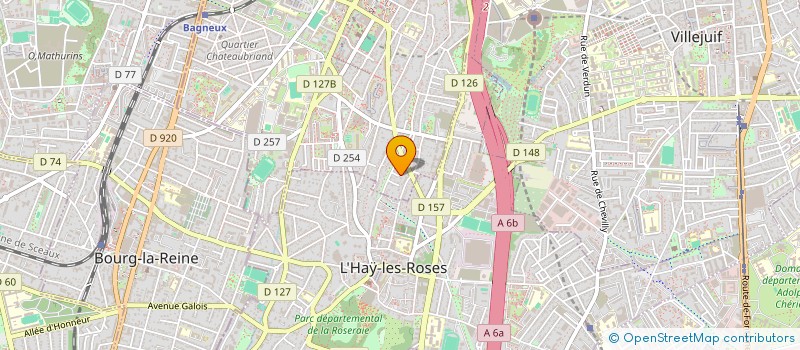 localisation de l'entreprise SCI ACT 7  CACHAN