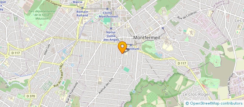 localisation de l'entreprise SCI ACT à MONTFERMEIL