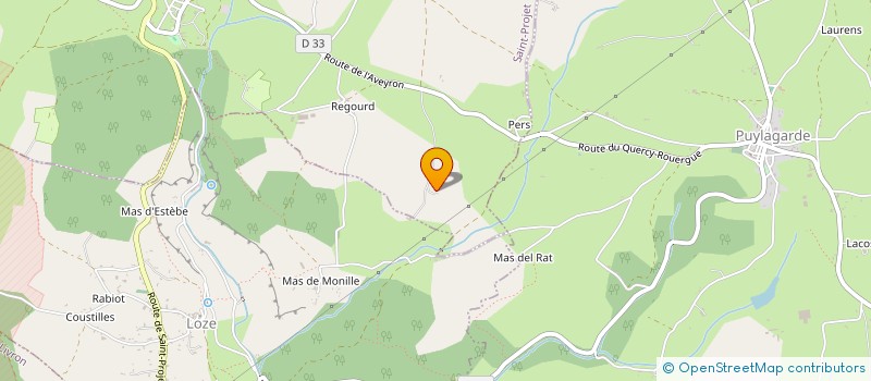 localisation de l'entreprise SCI ACT III  SAINT-PROJET