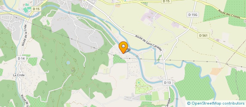 localisation de l'entreprise SCI ACTA  LE PUY-SAINTE-REPARADE