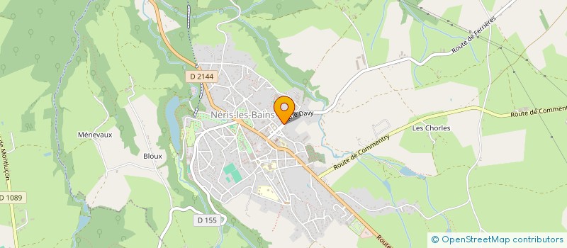 localisation de l'entreprise SCI ACTAS  NERIS-LES-BAINS