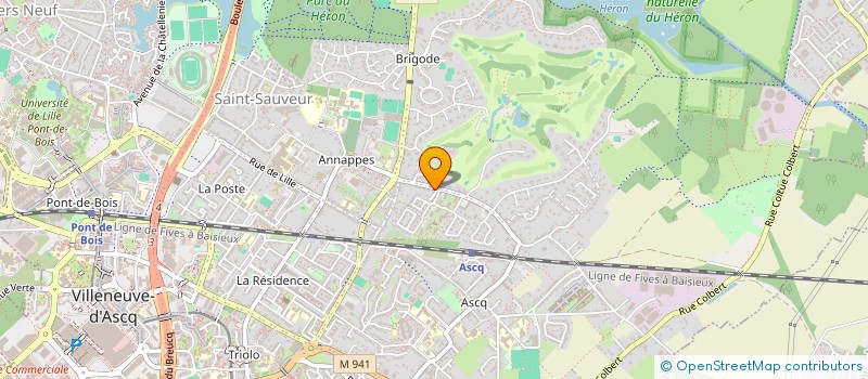 localisation de l'entreprise SCI ACTE 1 à VILLENEUVE-D'ASCQ