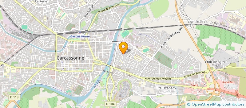 localisation de l'entreprise SCI ACTE I à CARCASSONNE