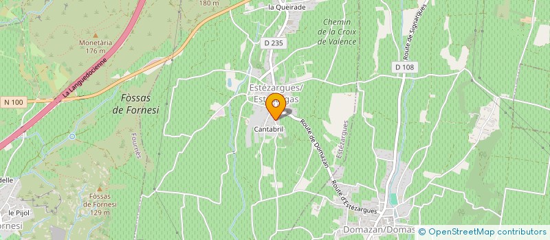 localisation de l'entreprise SCI ACTE II  ESTEZARGUES