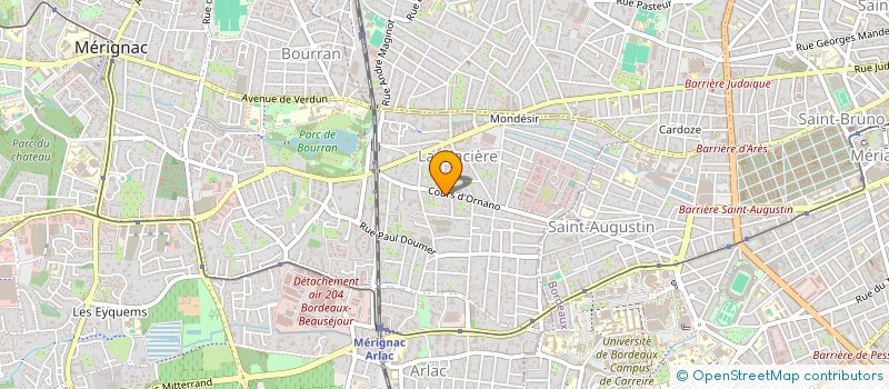 localisation de l'entreprise SCI ACTE IMMO  MERIGNAC