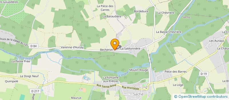 localisation de l'entreprise SCI ACTEON à PARIS