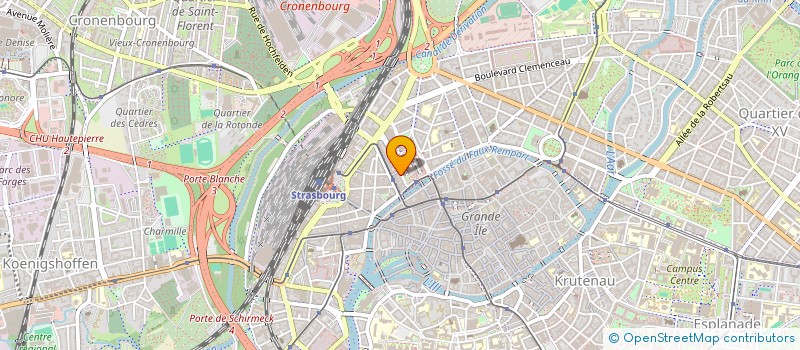 localisation de l'entreprise SCI ACTEON  STRASBOURG