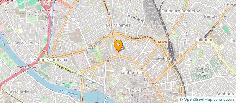 localisation de l'entreprise SCI ACTI à TOULOUSE