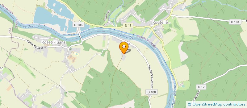 localisation de l'entreprise SCI ACTI ATY  ROSET-FLUANS