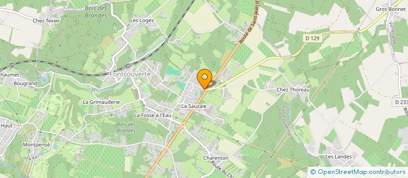 localisation de l'entreprise SCI ACTIANE  FONTCOUVERTE