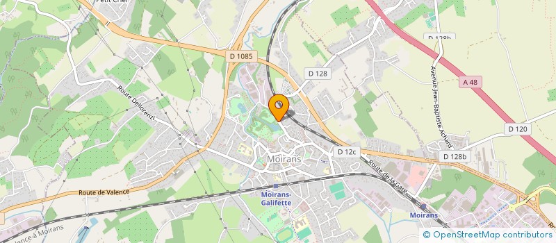 localisation de l'entreprise SCI ACTIDENT  MOIRANS