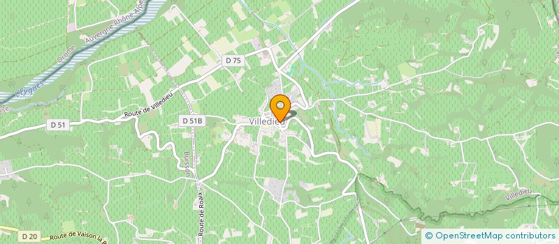 localisation de l'entreprise SCI ACTIF PIERRE  VILLEDIEU