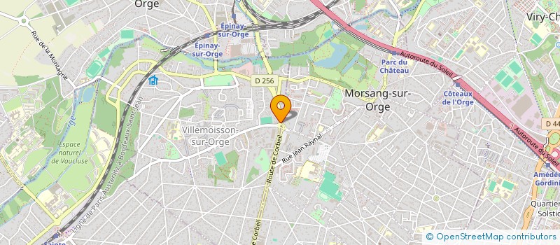 localisation de l'entreprise SCI ACTIMMO 4 à VILLEMOISSON-SUR-ORGE