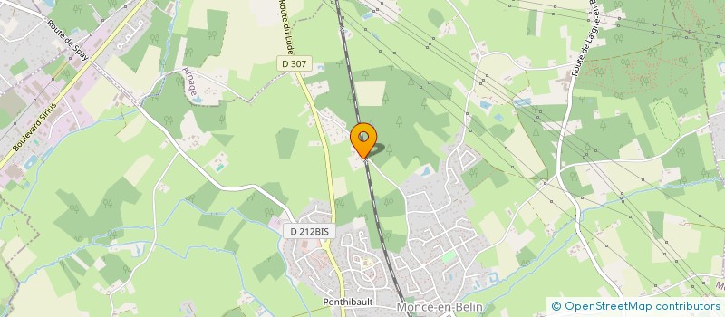 localisation de l'entreprise SCI ACTION  MONCE EN BELIN