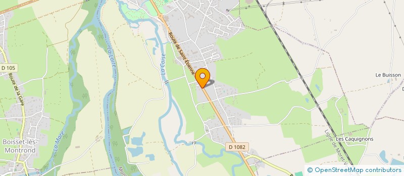 localisation de l'entreprise SCI ACTION  MONTROND-LES-BAINS