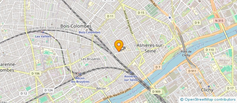 localisation de l'entreprise SCI ACTION à ASNIERES-SUR-SEINE