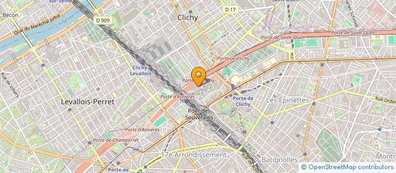 localisation de l'entreprise SCI ACTION CONTRE LA FAIM  MONTREUIL