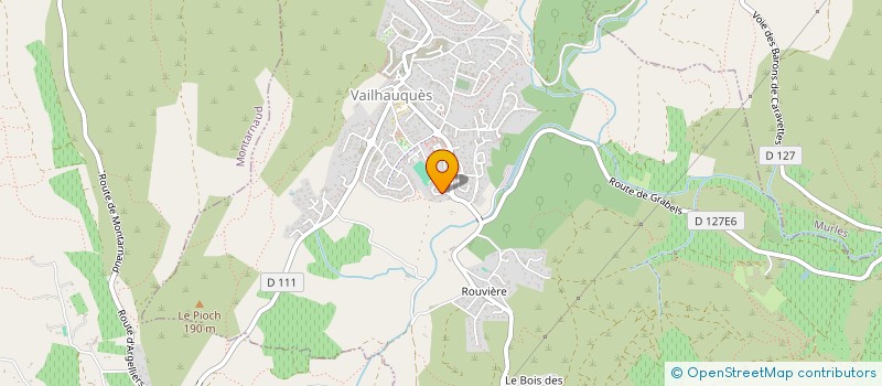 localisation de l'entreprise SCI ACTION LOISIR  VAILHAUQUES