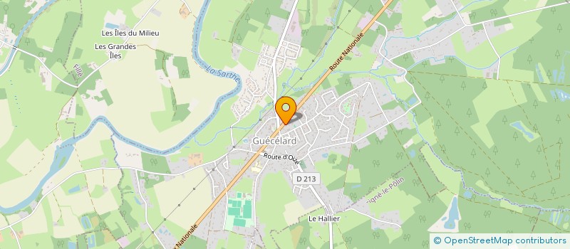 localisation de l'entreprise SCI ACTIONS IMMOBILIERES  GUECELARD