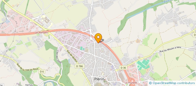 localisation de l'entreprise SCI ACTIPARC 7  PLERIN