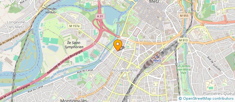 localisation de l'entreprise SCI ACTIPOLE  METZ