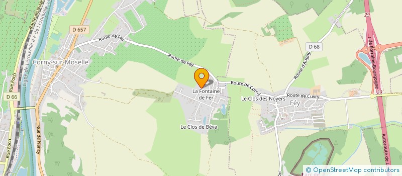 localisation de l'entreprise SCI ACTITEC  CORNY-SUR-MOSELLE