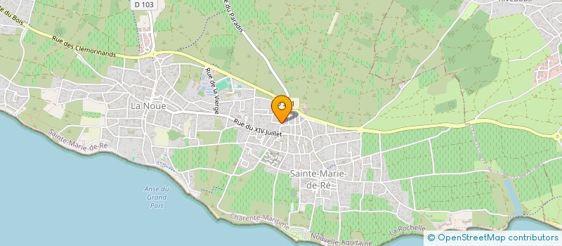 localisation de l'entreprise SCI ACTIV  SAINTE-MARIE-DE-RE