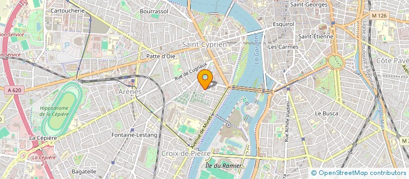 localisation de l'entreprise SCI ACTIVE  TOULOUSE